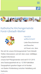 Mobile Screenshot of kath-forst-weiher.de